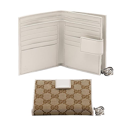 Brun Gucci Portefeuilles Mini Avec Verrouillage Charme G